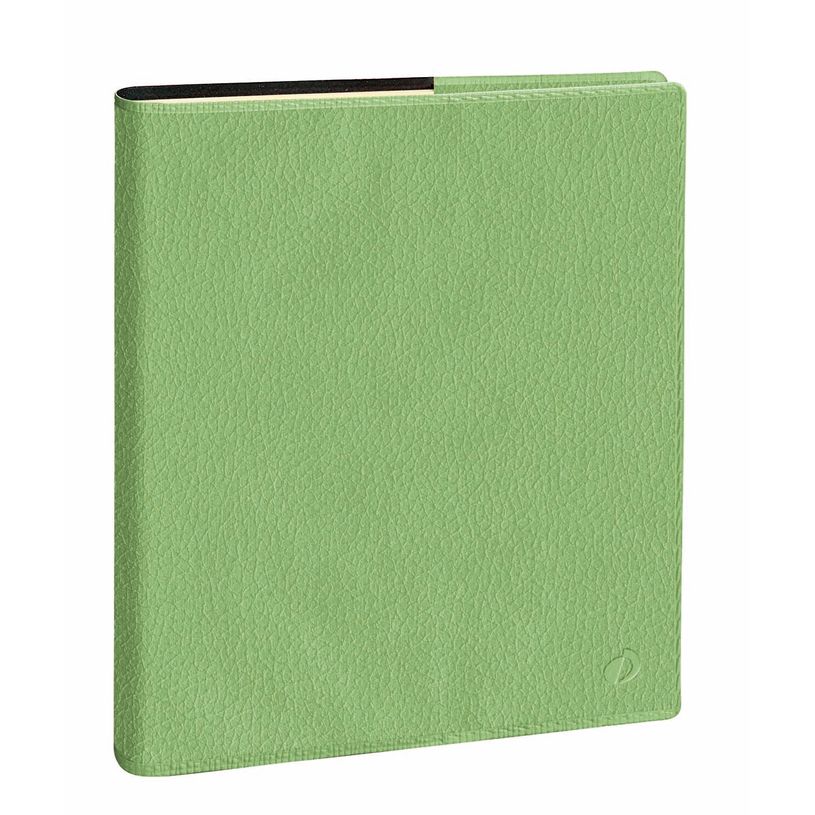 3371010529698-Agenda Année Civile - EXECUTIF PRESTIGE  Multilingue avec répertoire - Couverture Marlow - Amande - 16x16 cm - Semainier - 13 mois de décembre à déc--0