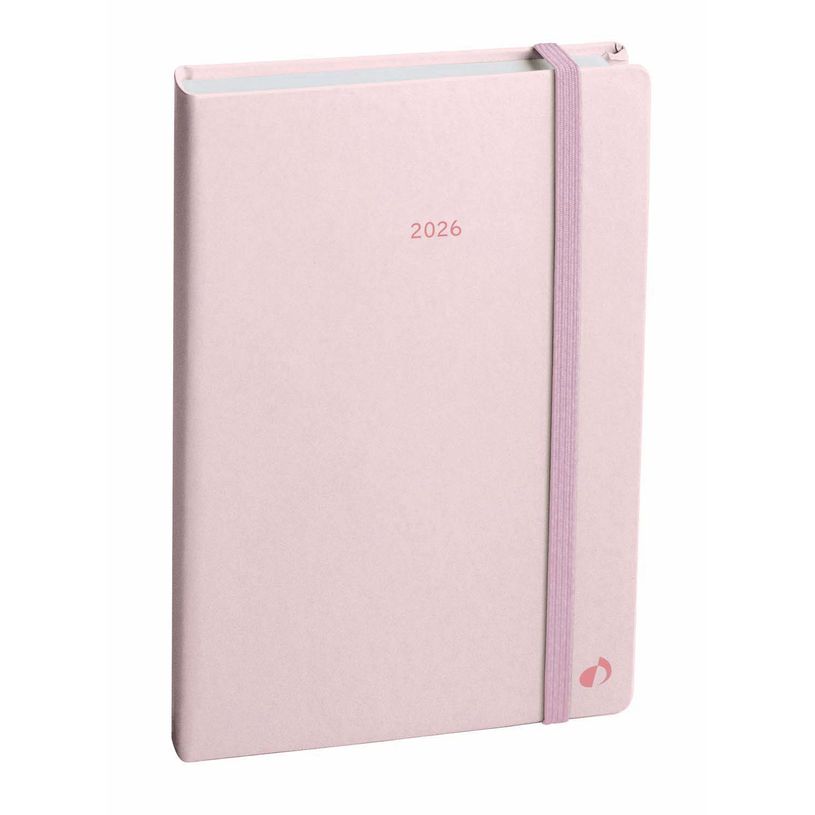 3371010535699-Agenda Année Civile  - AFFAIRES COLOR Multilingue - Couverture Pastel  avec élastique - Rose - 10x15 cm  - Semainier - 13 mois de décembre à déc--0