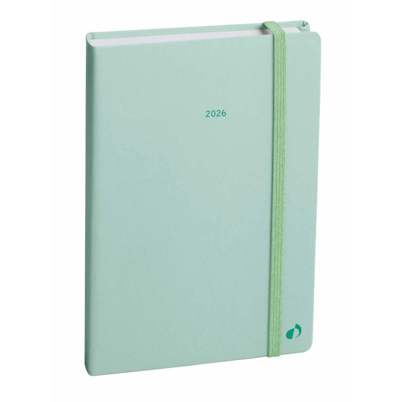 3371010532612-Agenda Année Civile - AFFAIRES COLOR Multilingue - Couverture Pastel  avec élastique - Vert - 10x15 cm - Semainier - 13 mois de décembre à déc--0