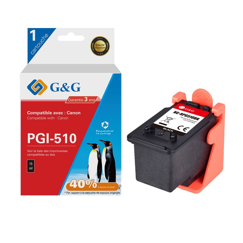 6937173407951-Cartouche remanufacturée Canon PG-510 - noir - G&G-P_405243043_1-0