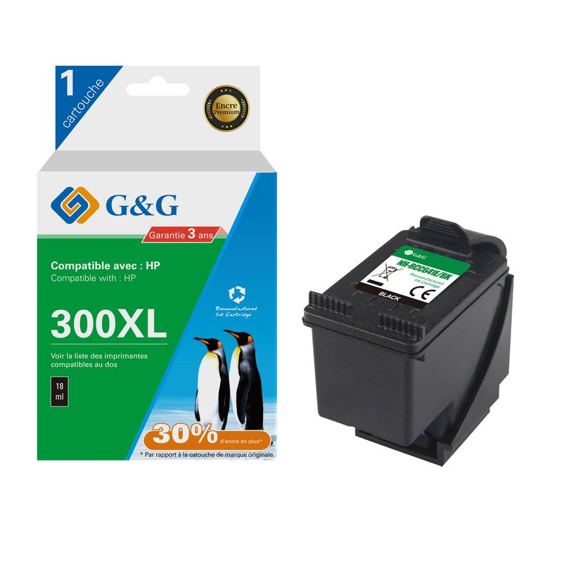 6937173407999-Cartouche remanufacturée HP 300XL - noir - G&G-P_405243056_1-0