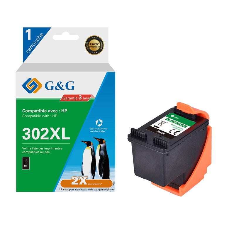 6941881289648-Cartouche remanufacturée HP 302XL - noir - G&G-P_405243060_1-0