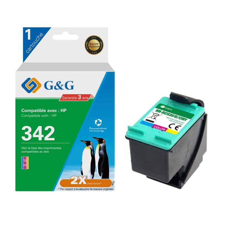 6937173408057-Cartouche remanufacturée HP 342 - cyan, magenta,jaune - G&G-P_405243072_1-0