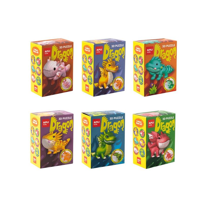 8410782199427-APLI kids - 3D Dragon Puzzles - puzzle 3D-P_405243351_4-0