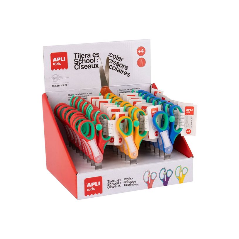 8410782200055-APLI kids School - Ciseaux - 135 mm - 4 ans et plus (pack de 24)-P_405243354_5-0