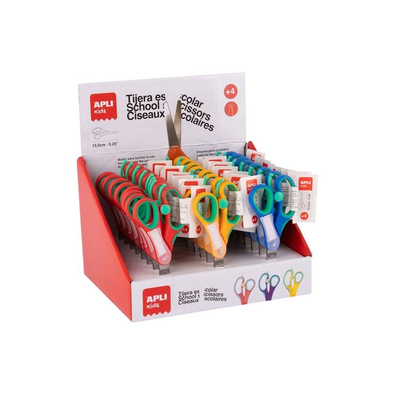8410782200055-APLI kids School - Ciseaux - 135 mm - 4 ans et plus (pack de 24)-P_405243354_6-1