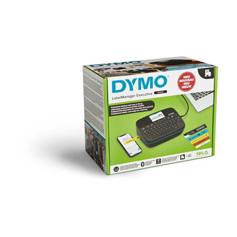 3026982021076-DYMO LabelMANAGER 640CB - Étiqueteuse - Noir et blanc - transfert thermique - Rouleau (2,4-P_405243460_5-6