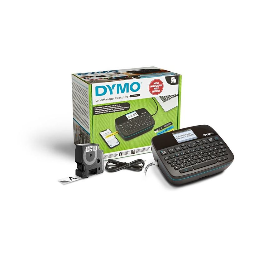 3026982021076-DYMO LabelMANAGER 640CB - Étiqueteuse - Noir et blanc - transfert thermique - Rouleau (2,4-P_405243460_6-8