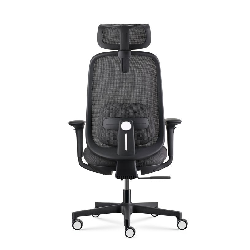 3700339995837-Fauteuil de bureau NELSON - accoudoirs réglables - appuie-tête réglable - noir-P_405243537_10-4