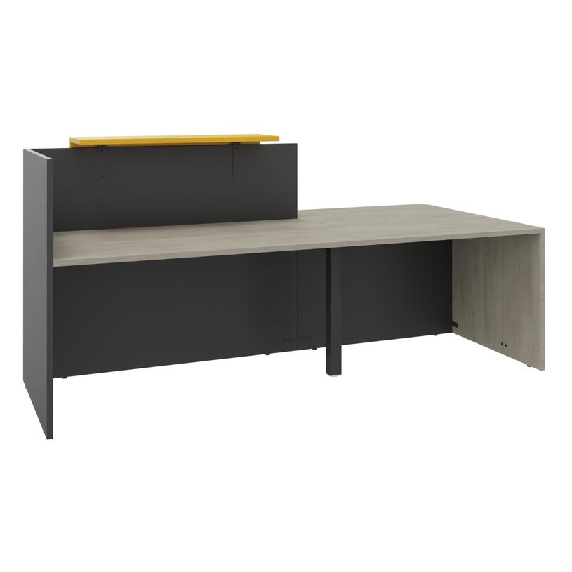 0404052435870-Banque d'accueil OLA - Ensemble composé d'un module haut + un module PMR et d'une tablette jaune curry - L222-P_405243587_2-1