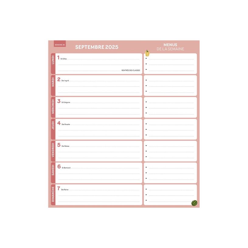 9791070160862-Frigobloc Hebdomadaire Planificateur de menus - Calendrier / sem -P_405243611_8-12