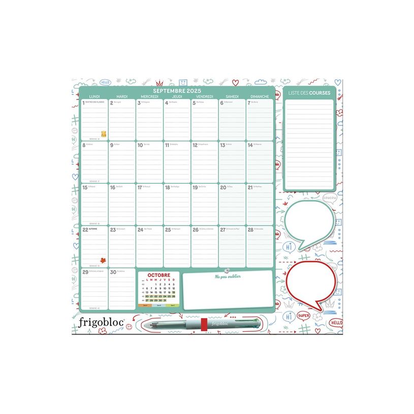 9791070160756-Frigobloc Mensuel 4 couleurs - Calendrier / mois -P_405243614_2-11