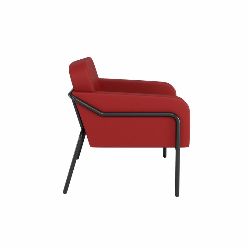 3660141964653-Fauteuil MEDSO "L" - PVC -  rouge-P_405243666_3-2