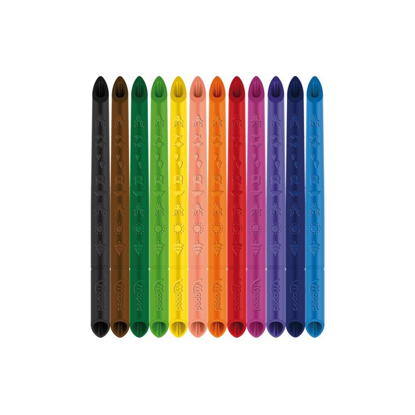 3154149847440-Maped Color'Peps Infinity x Jungle - Jeu de marqueurs et de crayons de couleur - couleurs -P_405243801_3-1