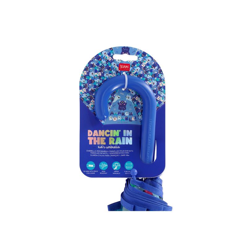8052694027728-LEGAMI Dancin' in the Rain Monster - Parapluie - 4 ans et plus - transparent, coloré-P_405243918_2-6