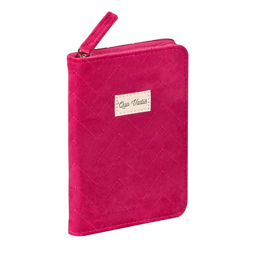 3371010531592-Quo Vadis - Agenda avec répertoire - Affaires - Semainier Planning - Français - Colette - Rose - 14 mois de décembre à janvier - 10x15 cm - Papier Clairefontaine blanc - Fabri--0