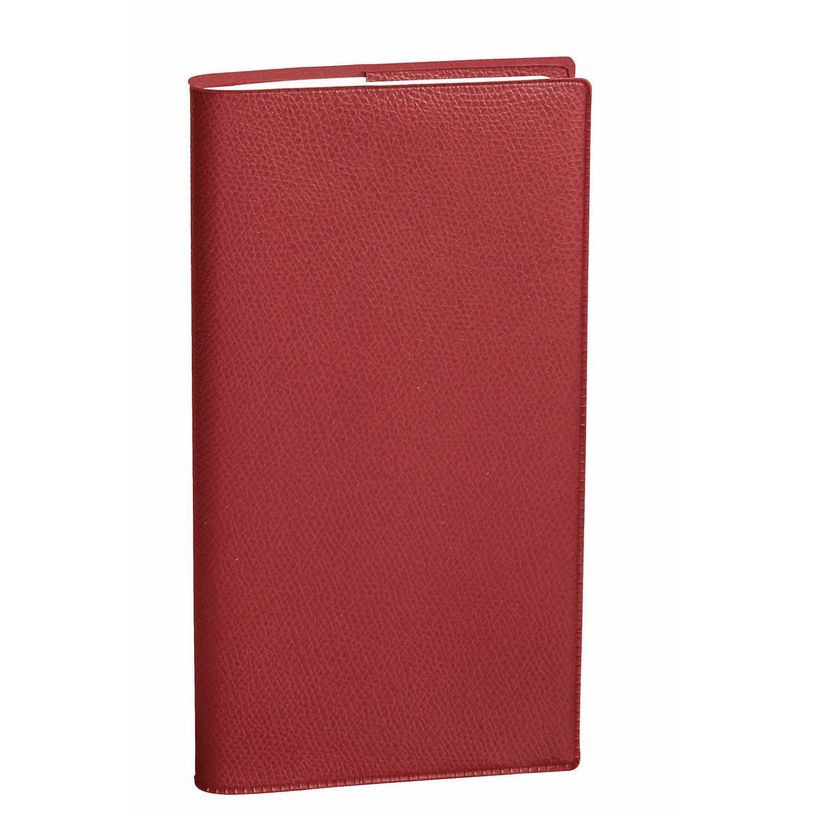 3371010514663-Agenda Année Civile - ITALNOTE B FR avec répertoire - Couverture Impala - Rouge -,8,8x17 cm - Semainier - 12 mois et 1/2 de mi-décembre à déc--0