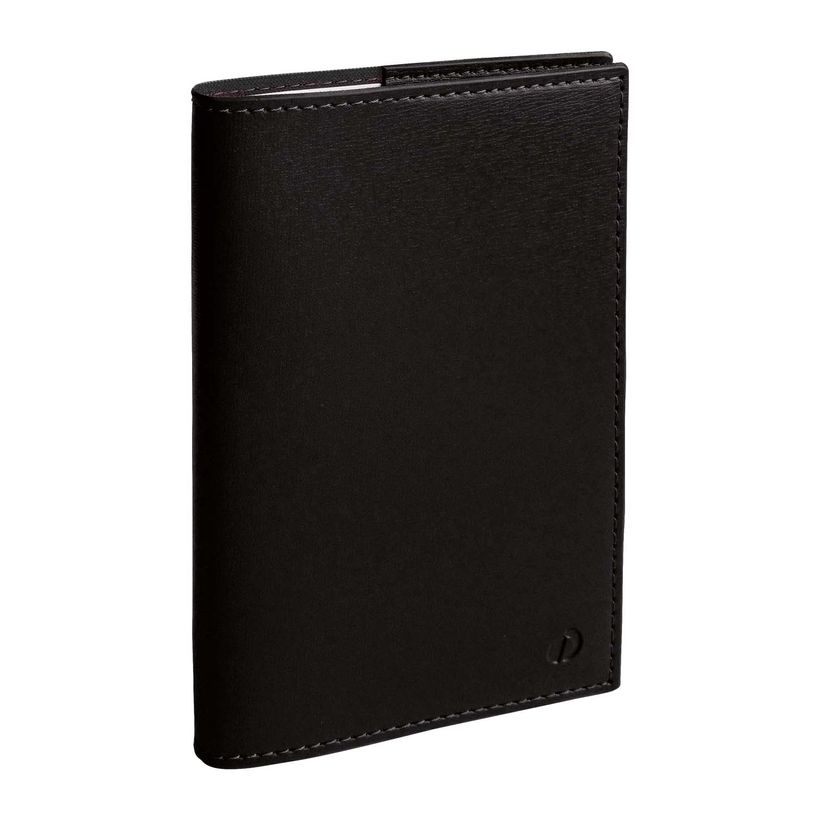 3371010450053-Quo Vadis - Agenda - Miniday Prestige - Journalier - Multilingue - Soho - Noir - 12 mois de janvier à décembre - 7x10 cm - Papier Clairefontaine ivoire - Fabri--0