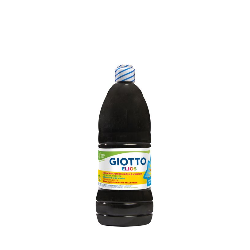 8000825533525-GIOTTO Gouache Elios - Flacon 1L - Noir--0