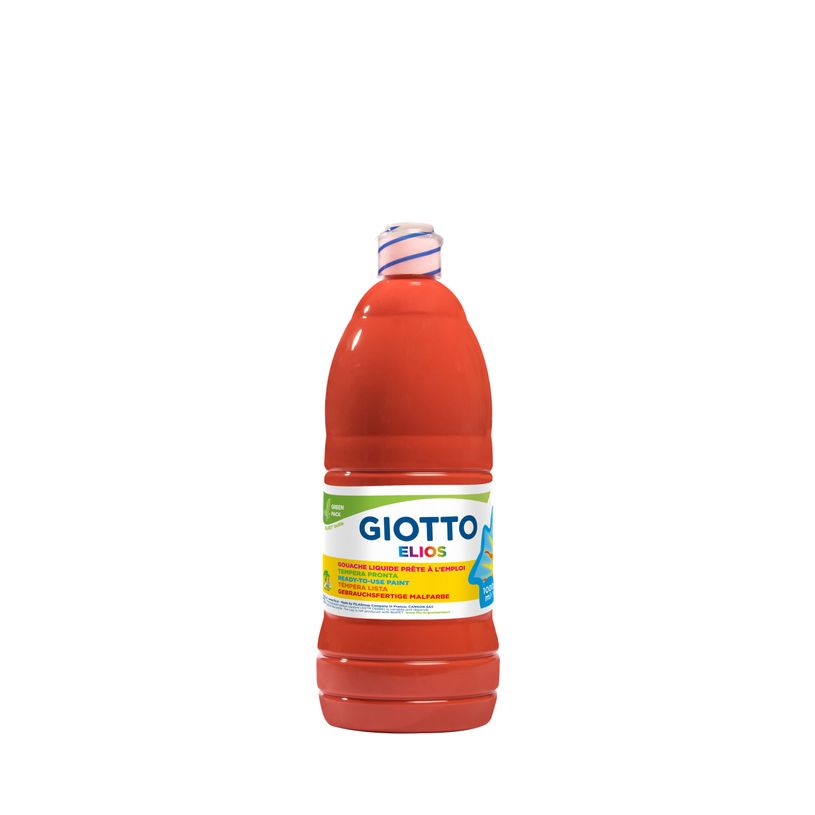 8000825533815-GIOTTO Gouache Elios - Flacon 1L - Rouge Vermillon--0