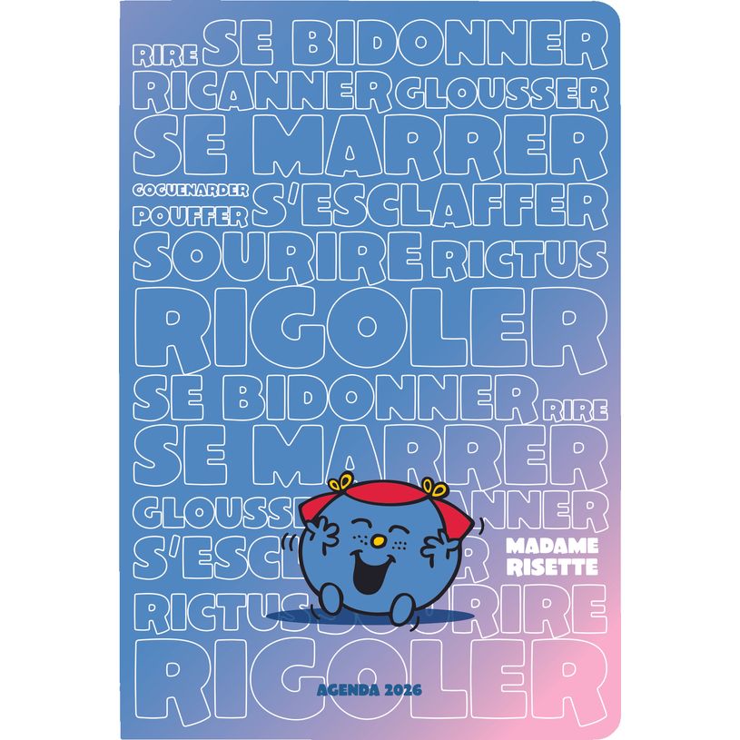 3664447212388-Agenda de poche Monsieur Madame - 1 semaine sur 2 pages - 10 x 15 cm - Madame Risette - Oberthur--0
