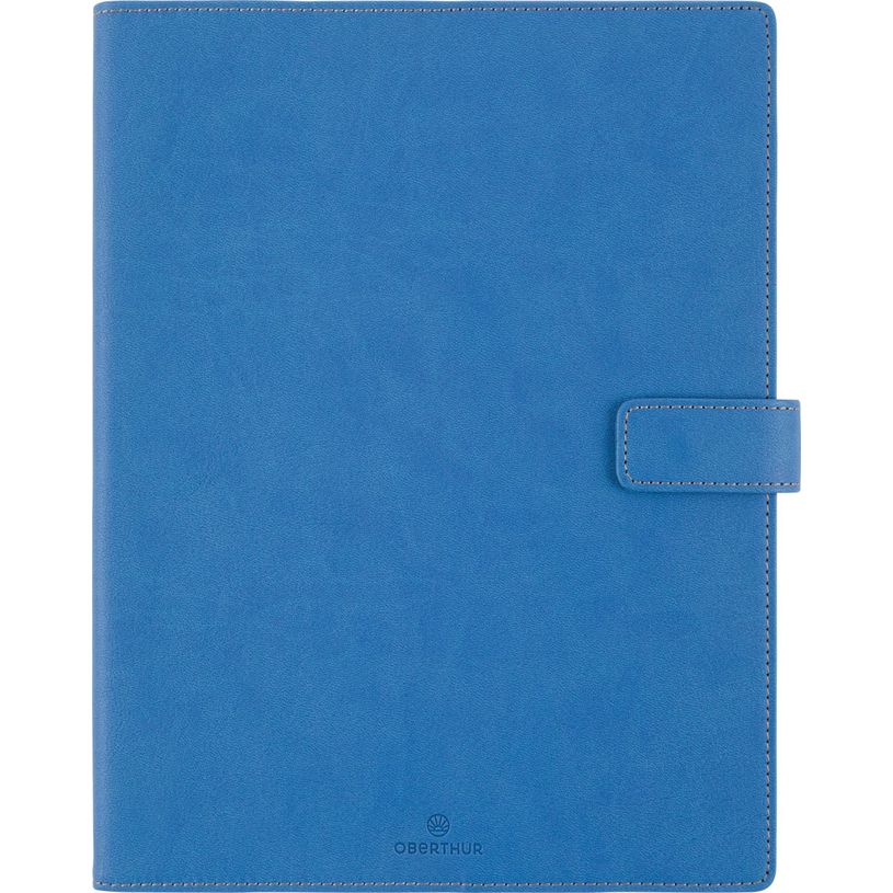 3664447228525-Agenda Milano - 1 semaine sur 2 pages - 22 x 28 cm - bleu denim - Oberthur--0