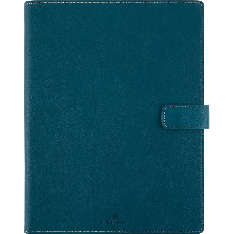 3664447228532-Agenda Milano - 1 semaine sur 2 pages - 22 x 28 cm - vert canard - Oberthur--0