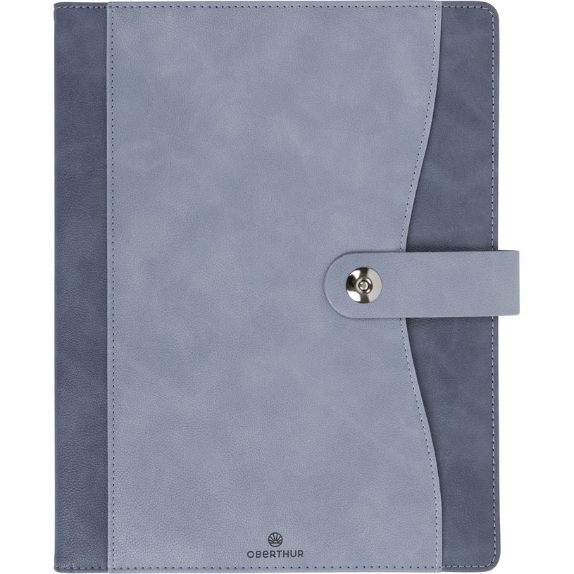 3664447208176-Agenda à spirale Davos - 1 semaine sur 2 pages - 22 x 28 cm - gris - Oberthur--0