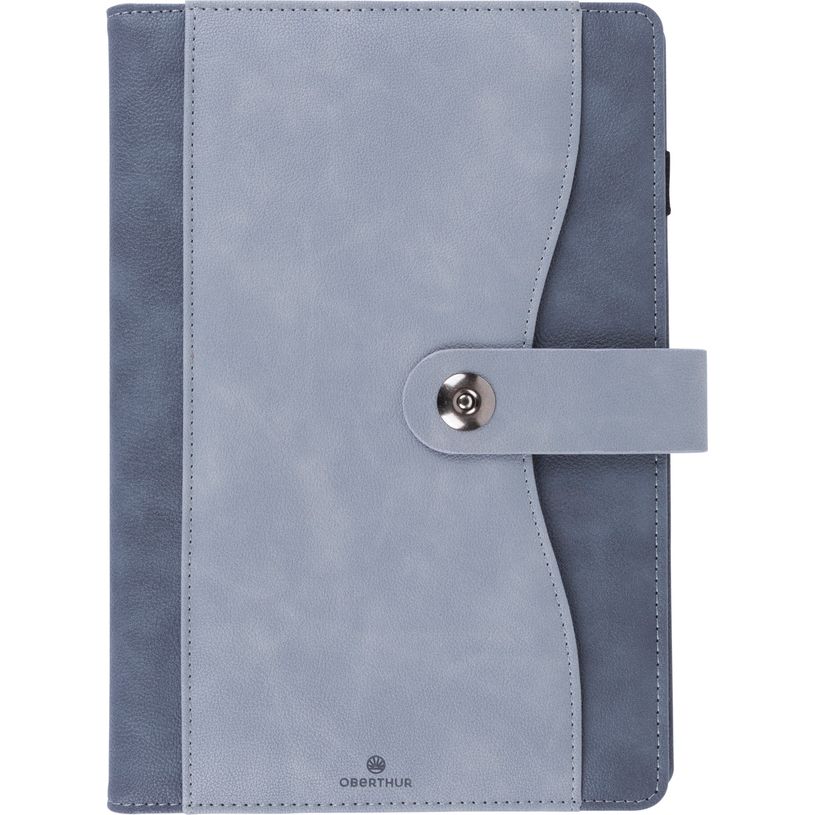 3664447208213-Agenda à spirale Davos - 1 semaine sur 2 pages - 17 x 24,5 cm - gris - Oberthur--0