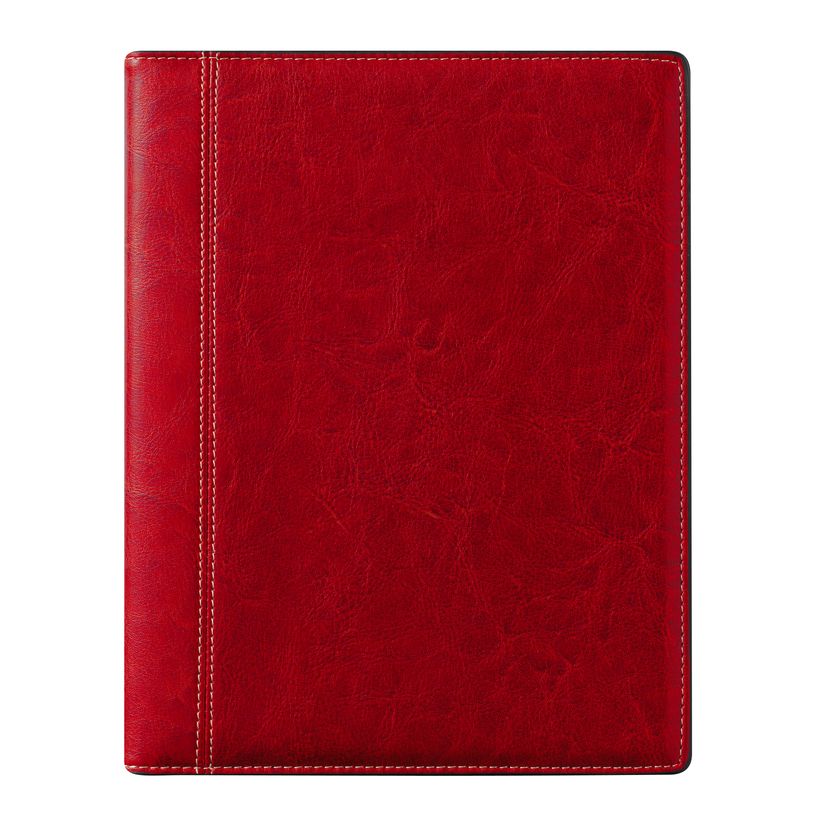 5412303142489-Agenda journalier Optivision Large – format 1L – modèle Palermo – rouge – Brepols--0