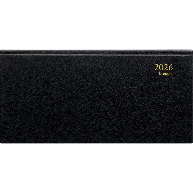 5412303006149-Agenda semainier Breprint NL Lima – noir – Brepols--0