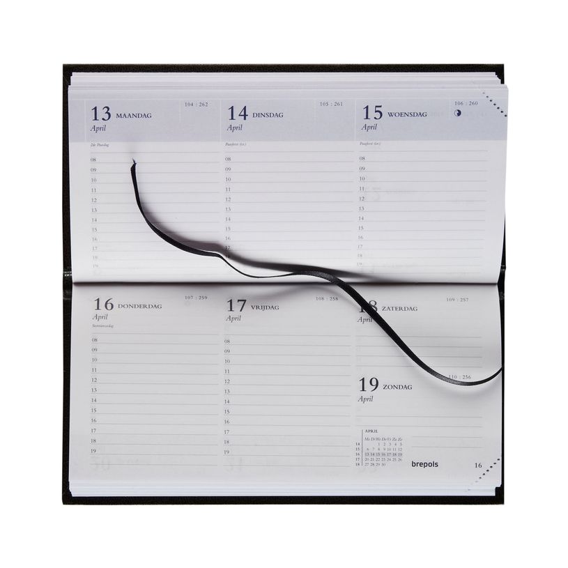 5412303006149-Agenda semainier Breprint NL Lima – noir – Brepols--1