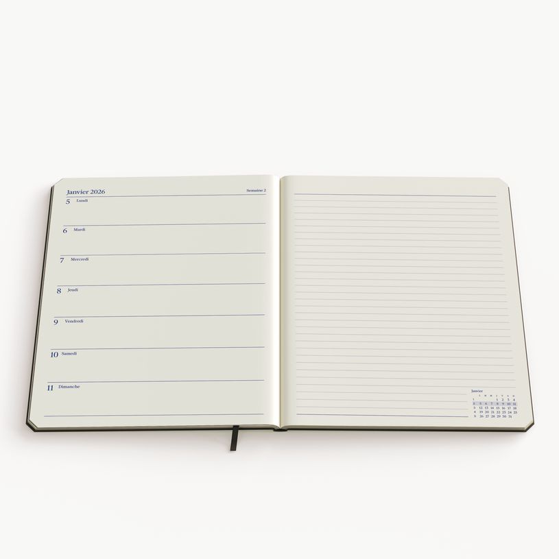 5412303354707-Agenda semainier de KEMPEN Brut – format L – rose – Brepols--1