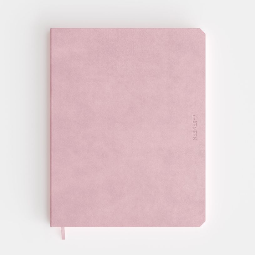 5412303354769-Agenda weekly planner de KEMPEN Brut – format L – rose – Brepols--0