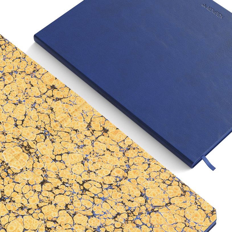 5412303354875-Agenda weekly planner de KEMPEN Blue Note P – format P – bleu – Brepols--2