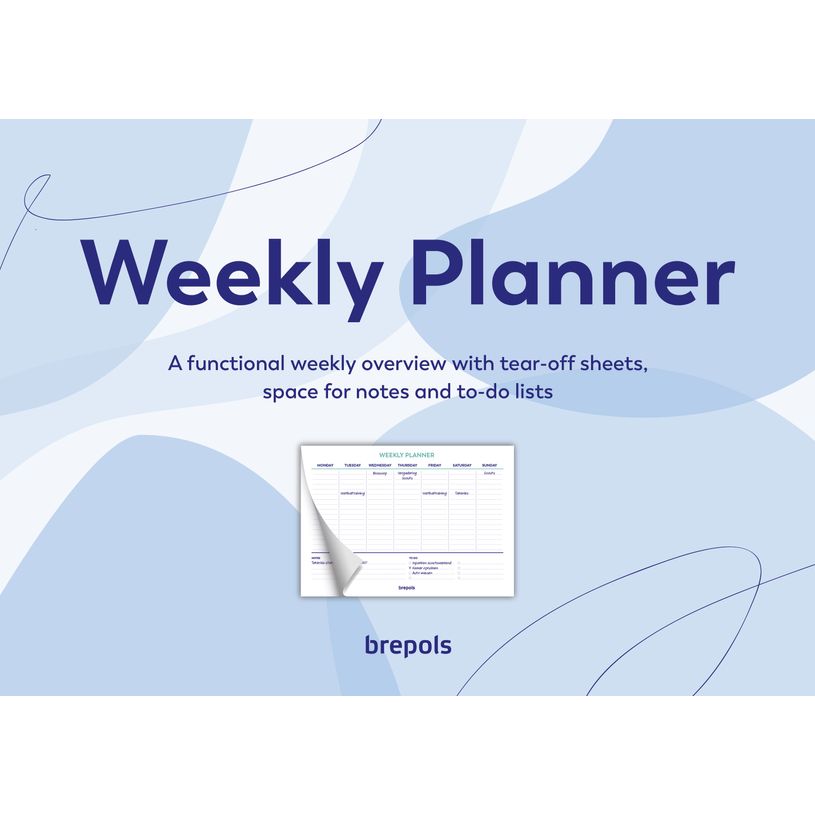 5412303385282-Planificateur semainier non daté – format 29,7 x 21 cm – NOUVEAU – Brepols--1