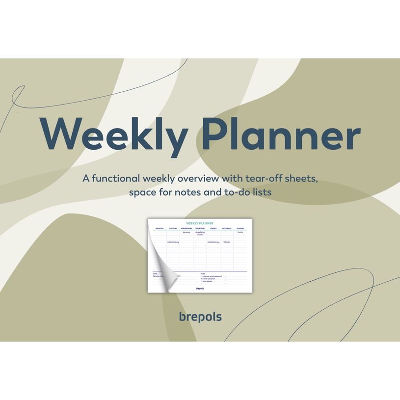 5412303385282-Planificateur semainier non daté – format 29,7 x 21 cm – NOUVEAU – Brepols--2