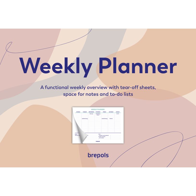 5412303385282-Planificateur semainier non daté – format 29,7 x 21 cm – NOUVEAU – Brepols--3