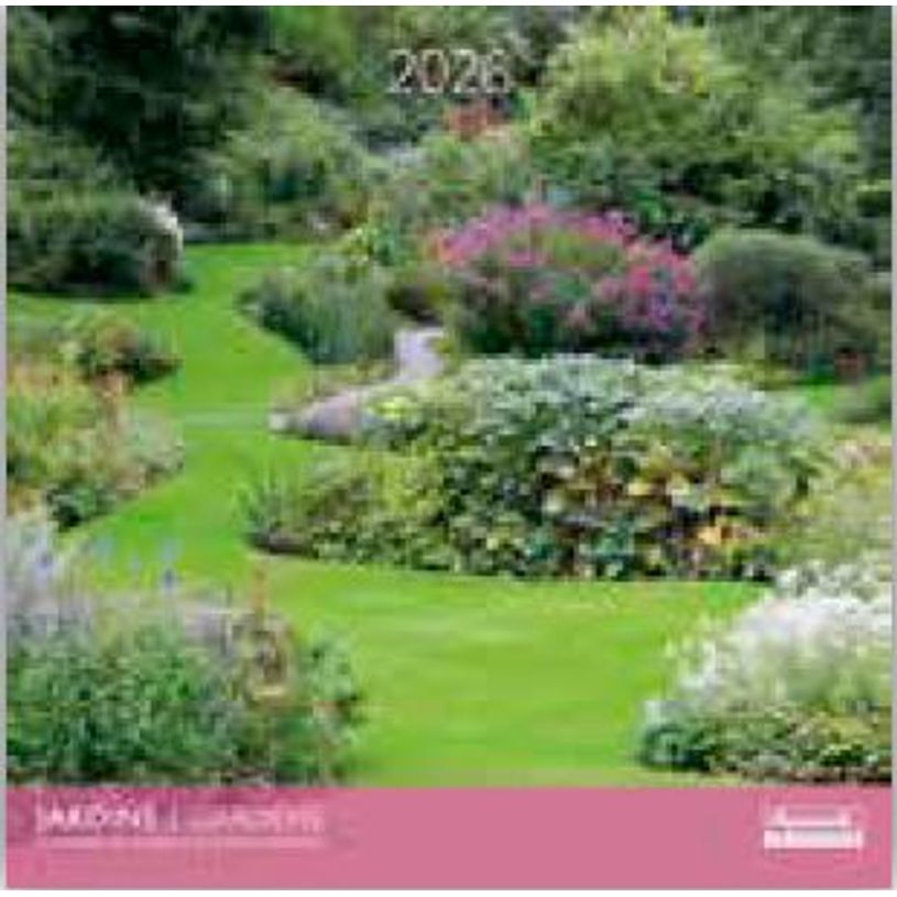 3494150174013-Calendriers 30x30cm 16 mois Aquarupella - Jardins--0