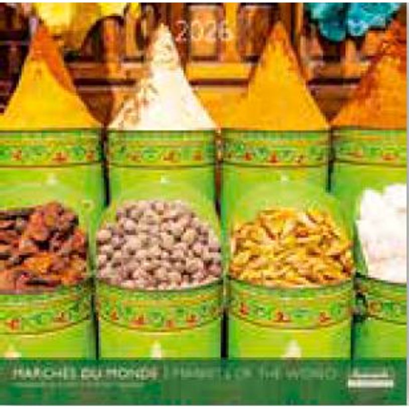3494150174051-Calendriers 30x30cm 16 mois Aquarupella -Marchés du monde--0
