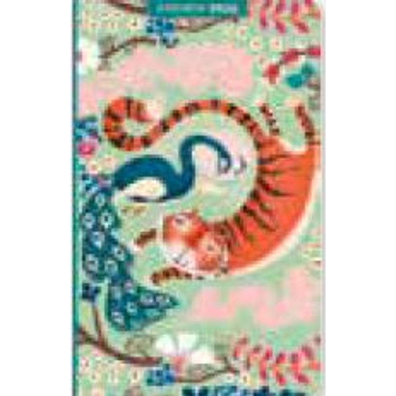 3494150175034-Agenda 10x16cm 12 mois Aquarupella - Tigre et paon--0