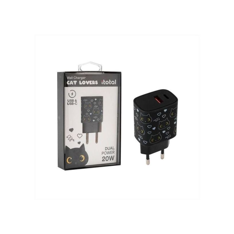 8059037076269-Adaptateur USB Black Cat I-Total - Charge rapide 20W--0