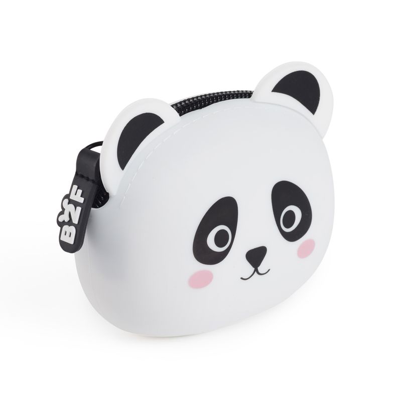 8422593193952-Mini porte-monnaie Panda Back2Fun -  silicone doux et design adorable.--0