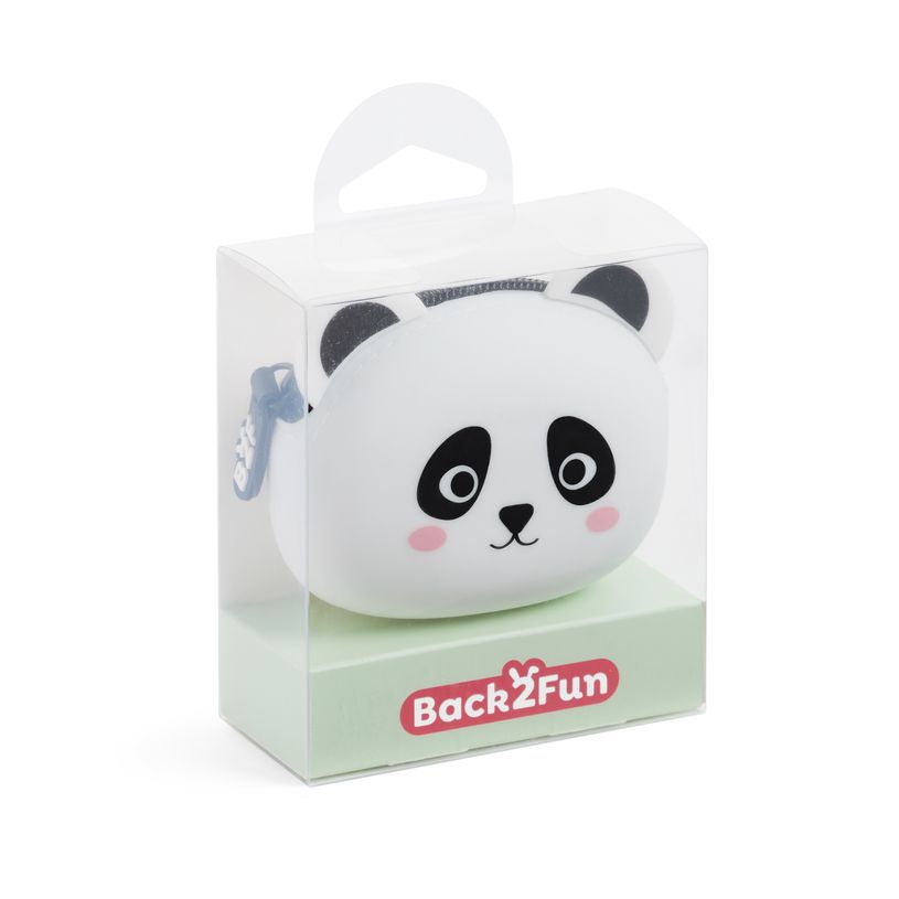 8422593193952-Mini porte-monnaie Panda Back2Fun -  silicone doux et design adorable.--4