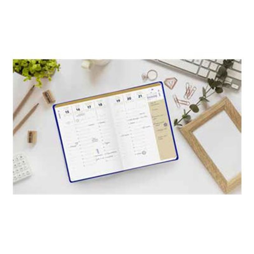 3371010532483-Quo Vadis - Agenda Année Civile - AFFAIRES COLOR Multilingue - Couverture Isis - Arabesque - 10x15 cm - Semainier - 13 -P_405244000_1-1