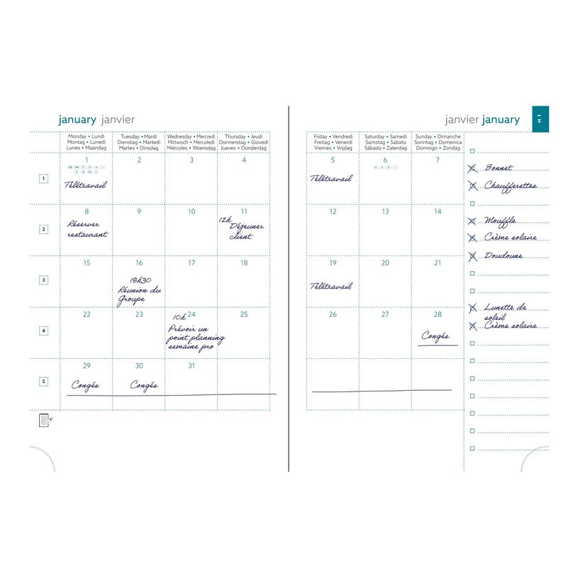 3660942089326-Agenda de bureau Carte EasySlim 21 - 1 mois sur 2 pages - 15 x 21 cm - Bleu azur - Exacomp-P_405244340_5-9