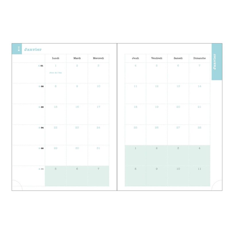 3660942088435-Agenda de bureau Ondine Lady 20 - 1 semaine sur 2 pages - 15 x 21 cm - disponible dans di-P_405244359_7-10
