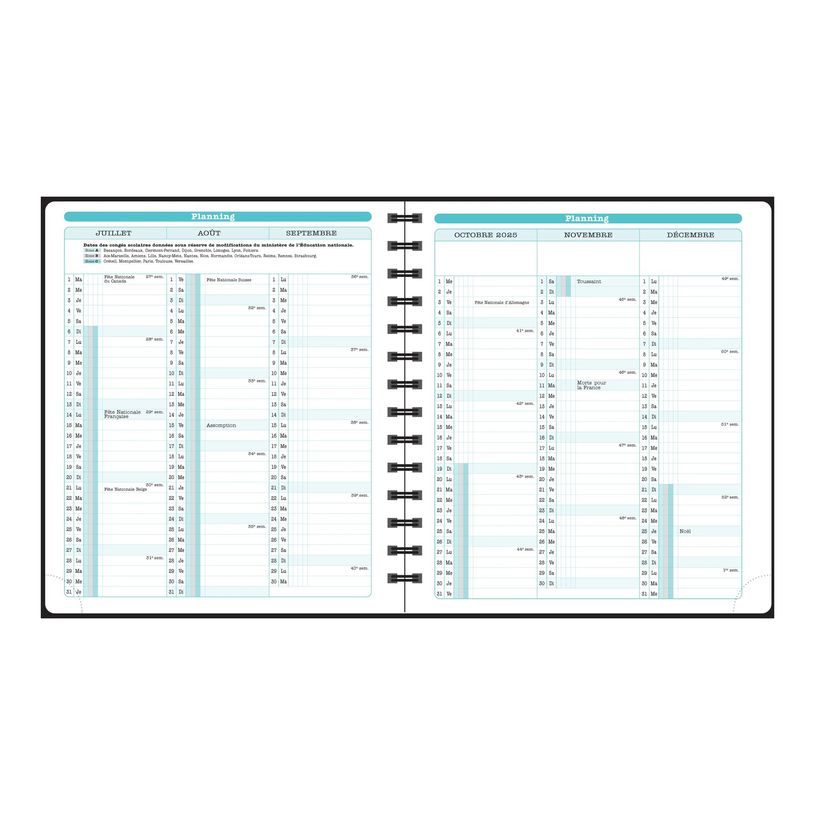 3660942088756-Agenda de bureau Sophie Adde Lady 18S spiralé - 1 semaine sur 2 pages - 15 x 17 cm - Ora-P_405244365_8-20