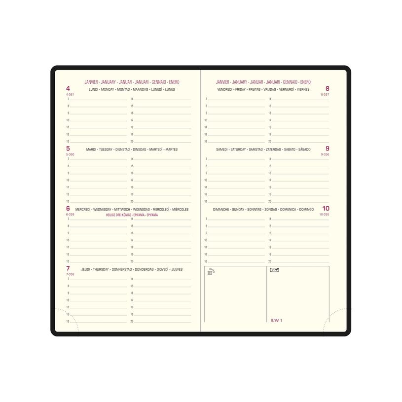 3660942088237-Agenda de poche Baby Croco Eurotime 16 - 1 semaine sur 2 pages - 8,5 x 16 cm - disponible dans dif-P_405244371_6-7