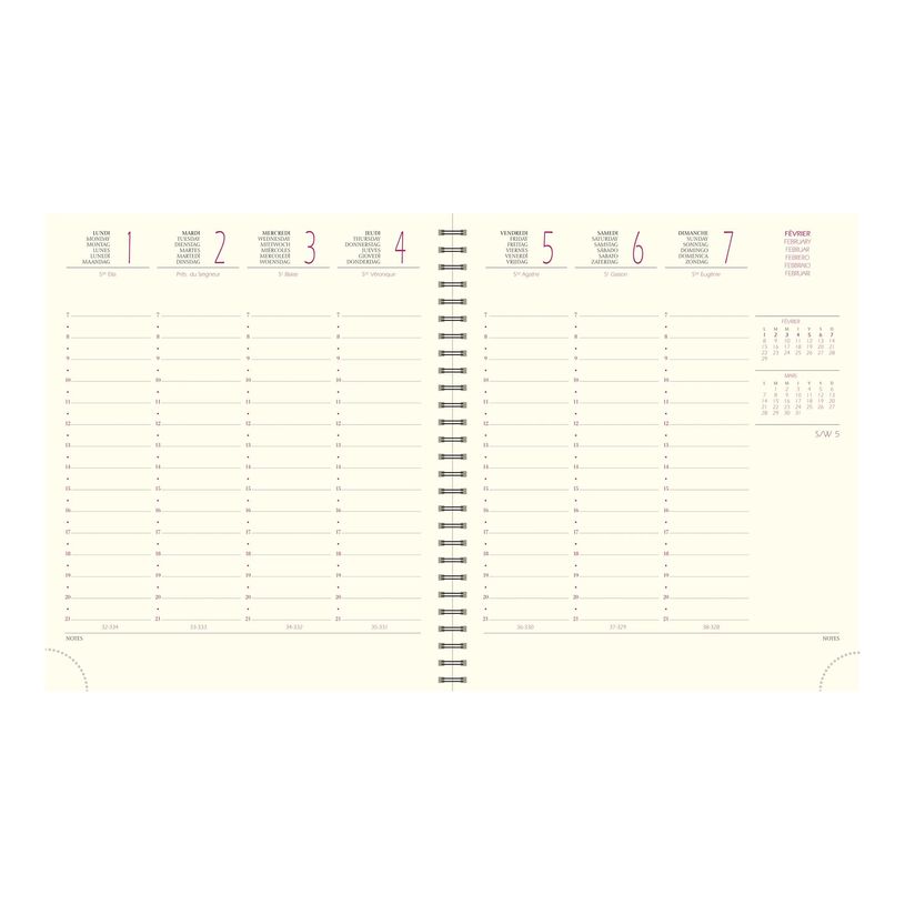 3660942088374-Agenda de bureau Baby Croco Eurotime 18S spiralé - 1 semaine sur 2 pages - 15 x 17 cm - disponible dans dif-P_405244373_5-8